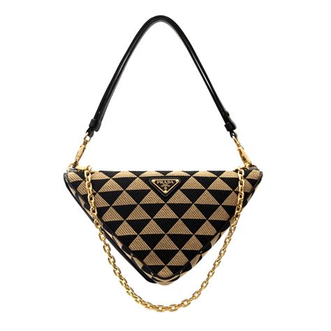 double triangle prada bag